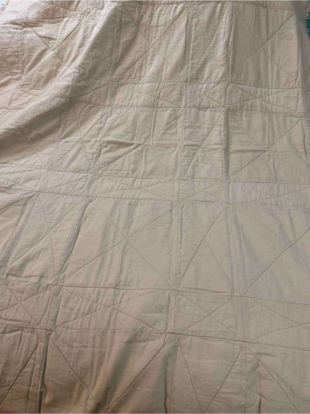 Wildlife Tan 47” X 71” Handmade Quilt - Picture 11 of 12
